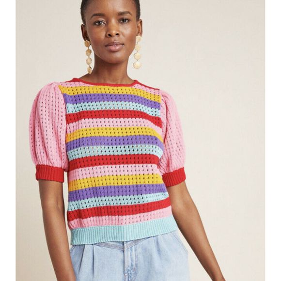 Stella Prado Sweaters - Anthropolgie Stella Pardo Nouria Cropped Sweater